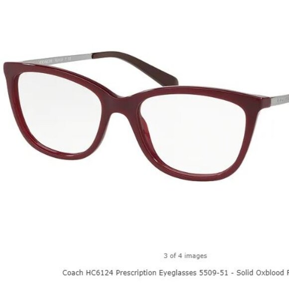 Coach HC6124 Oxblood Glasses NIB - Picture 1 of 8